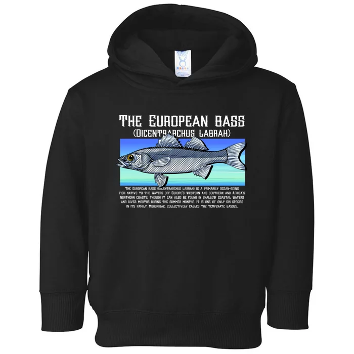 The European Bass Toddler Hoodie