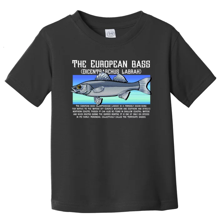 The European Bass Toddler T-Shirt