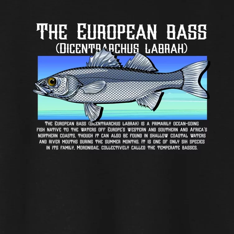 The European Bass Women's Crop Top Tee