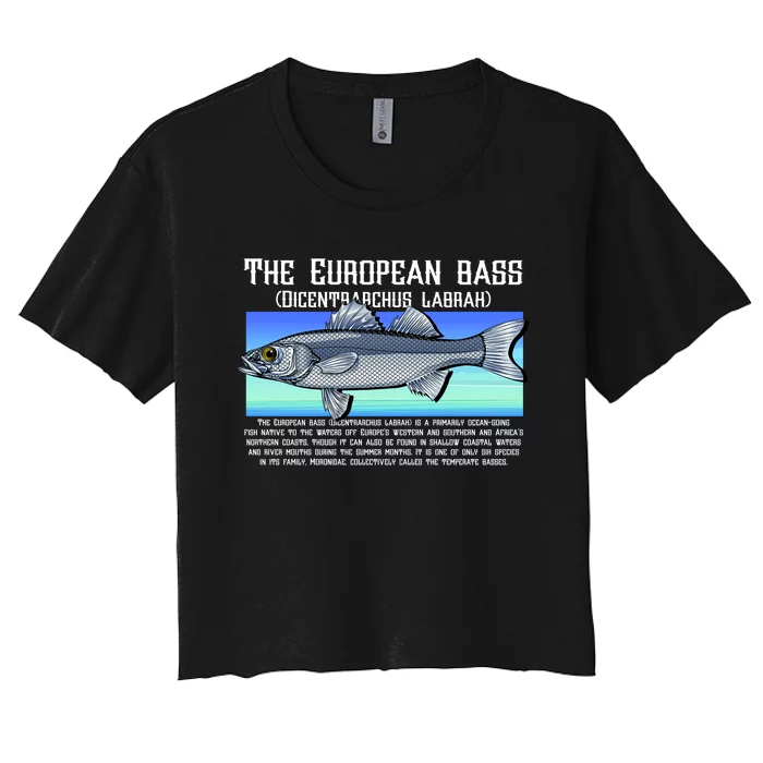 The European Bass Women's Crop Top Tee