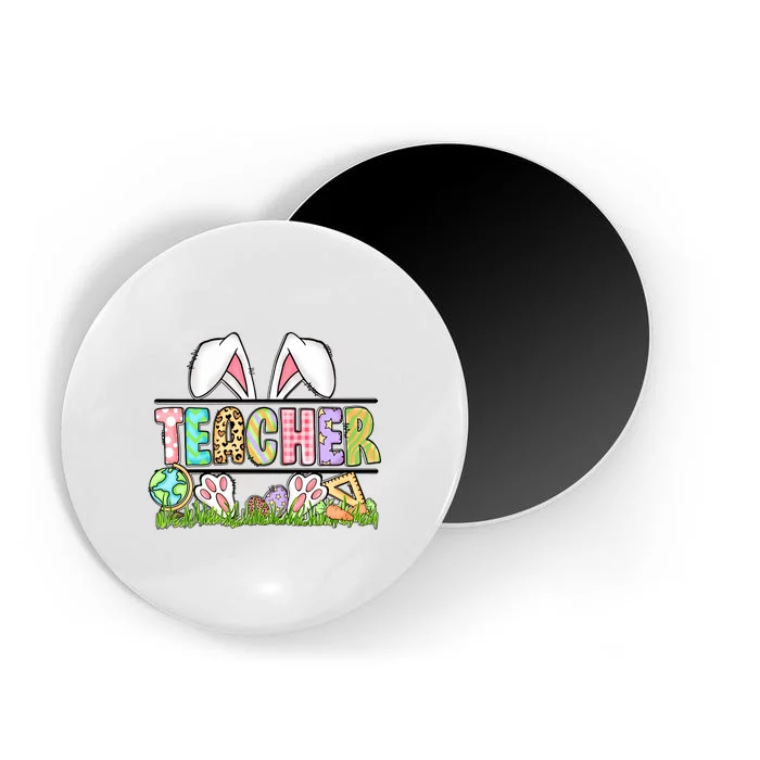 Teacher Easter Bunny Funny Ears Easter Day Gift Magnet