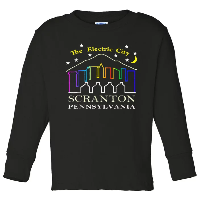 The electric city scranton pennsylvania Toddler Long Sleeve Shirt