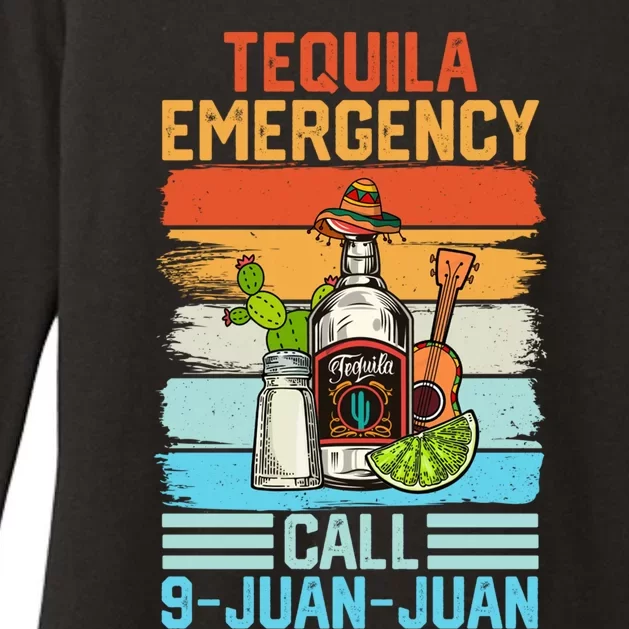 Tequila Emergency Call 9 Juan Juan Cinco De Mayo Ing Gift Womens CVC Long Sleeve Shirt