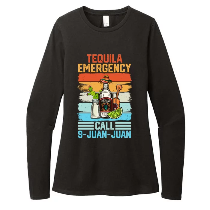 Tequila Emergency Call 9 Juan Juan Cinco De Mayo Ing Gift Womens CVC Long Sleeve Shirt