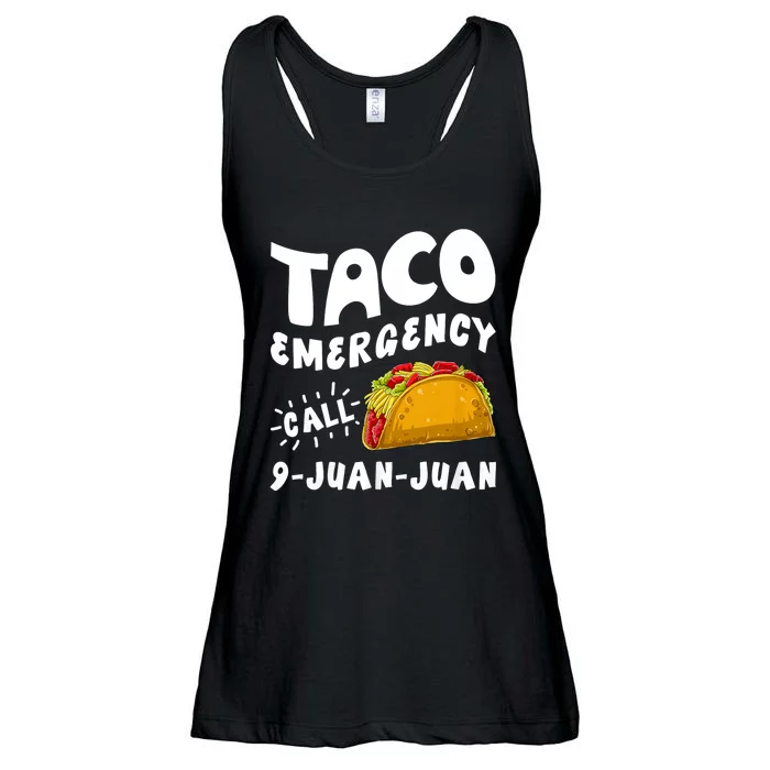 Taco Emergency Call 9 Juan Juan Funny Cinco De Mayo Ladies Essential Flowy Tank