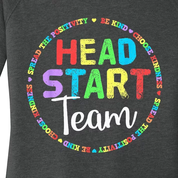 Teacher Early Childhood Education Preschool Head Start Crew Women's Perfect Tri Tunic Long Sleeve Shirt