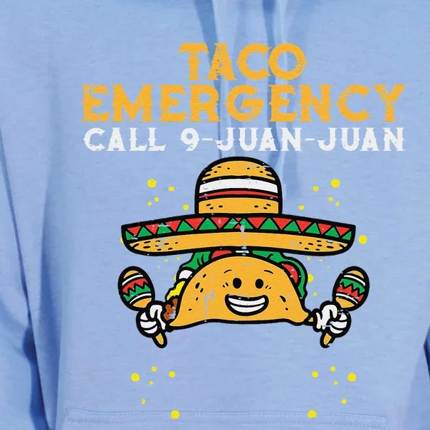 Taco Emergency Call 9 Juan Juan Funny Cinco De Mayo Fiesta Unisex Surf Hoodie