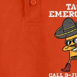 Taco Emergency Call 9JuanJuan Dab Mexican Cinco De Mayo Dry Zone Grid Performance Polo