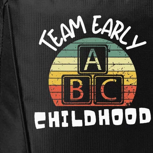 Team Early Childhood Preschool Teacher City Backpack