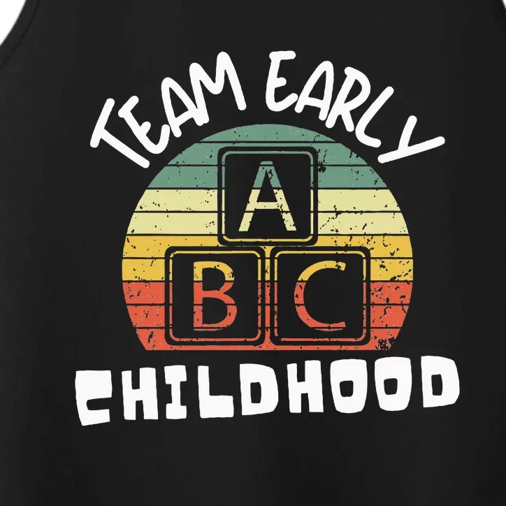 Team Early Childhood Preschool Teacher Performance Tank