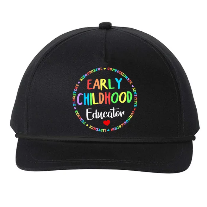 Teacher Early Childhood Education Preschool Head Start Crew Snapback Five-Panel Rope Hat