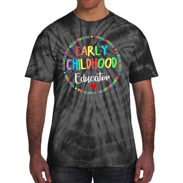 Teacher Early Childhood Education Preschool Head Start Crew Tie-Dye T-Shirt