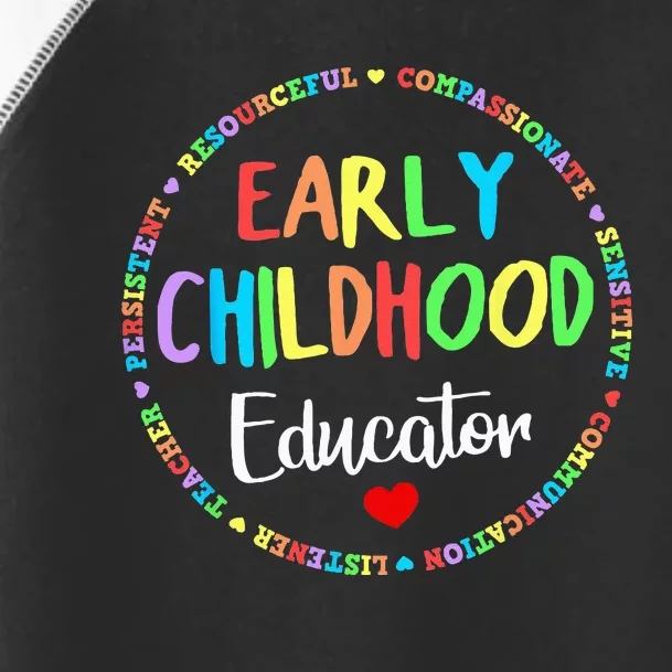 Teacher Early Childhood Education Preschool Head Start Crew Toddler Fine Jersey T-Shirt