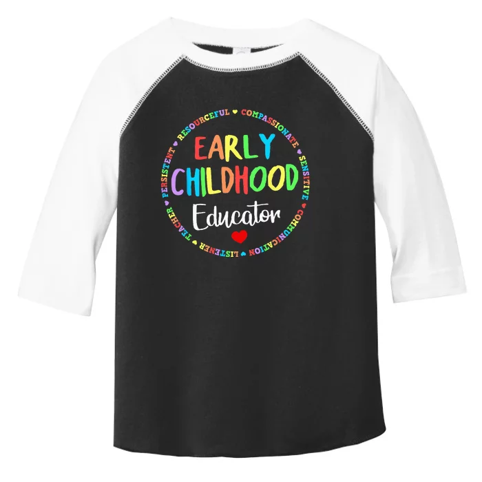 Teacher Early Childhood Education Preschool Head Start Crew Toddler Fine Jersey T-Shirt