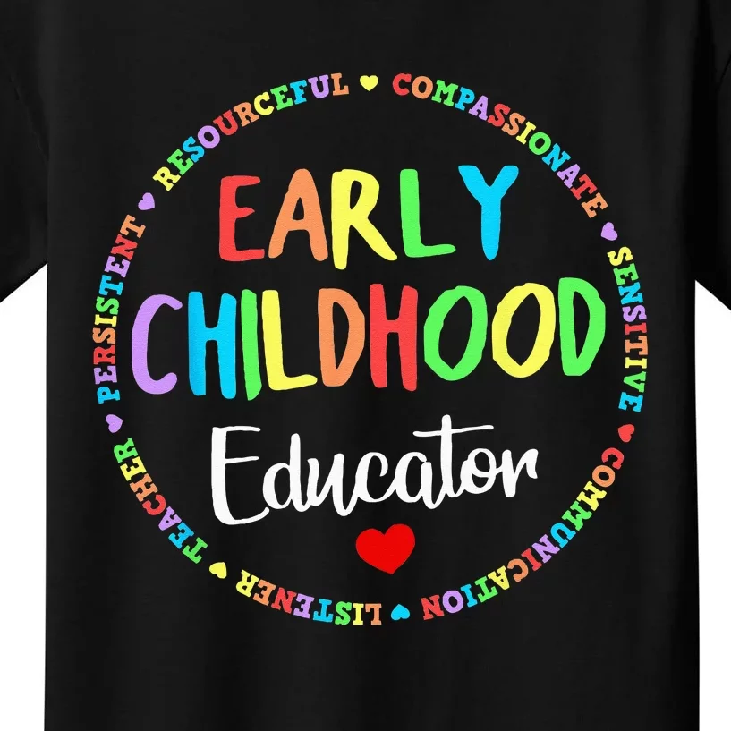 Teacher Early Childhood Education Preschool Head Start Crew Kids T-Shirt