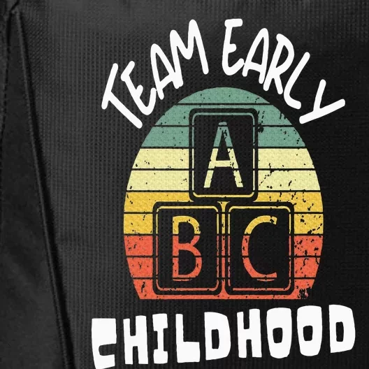 Team Early Childhood Preschool Teacher City Backpack