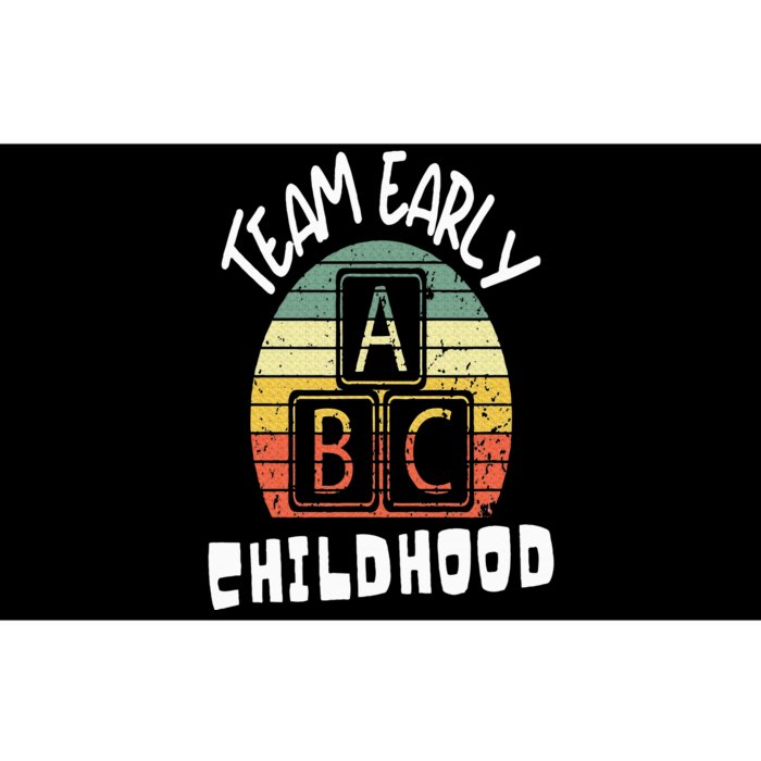 Team Early Childhood Preschool Teacher Bumper Sticker