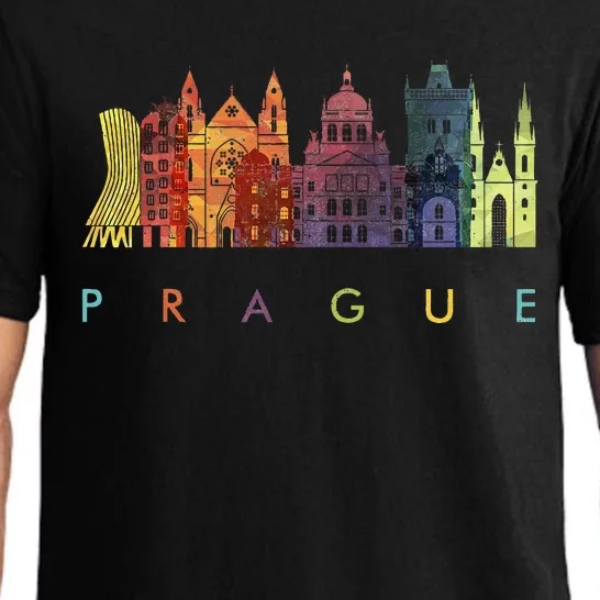 Travel Europe Czech Republic Prague Family Vacation Souvenir Pajama Set