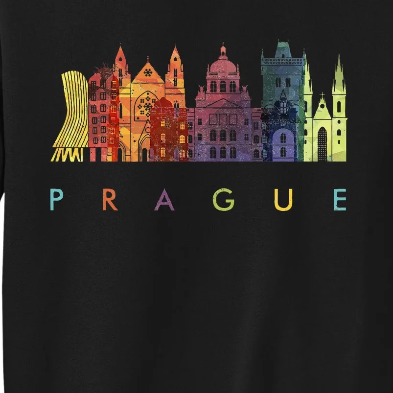 Travel Europe Czech Republic Prague Family Vacation Souvenir Tall Sweatshirt