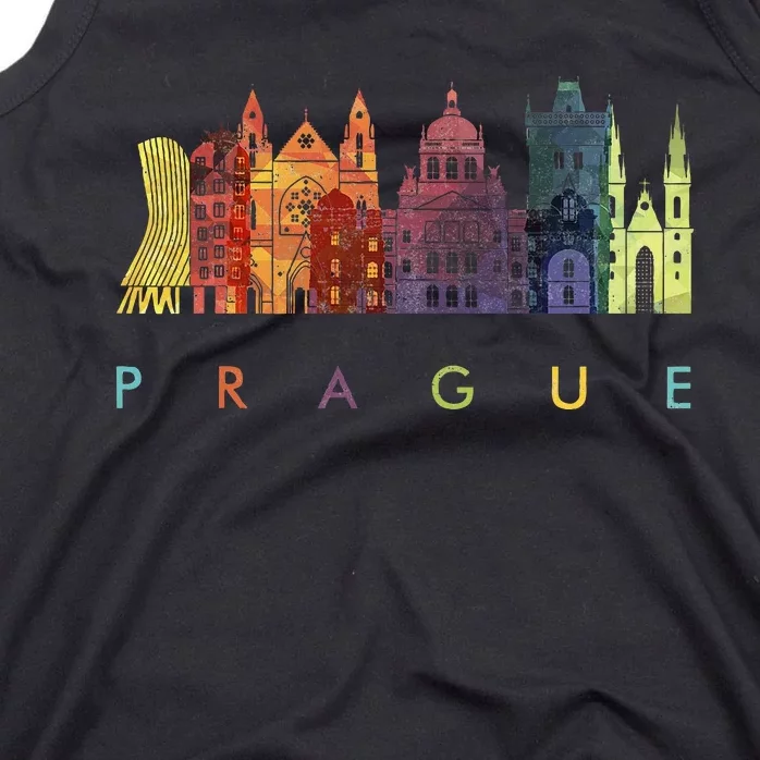 Travel Europe Czech Republic Prague Family Vacation Souvenir Tank Top