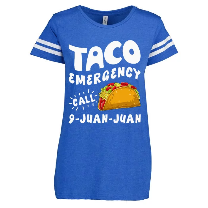 Taco Emergency Call 9 Juan Juan Funny Cinco De Mayo Men Enza Ladies Jersey Football T-Shirt