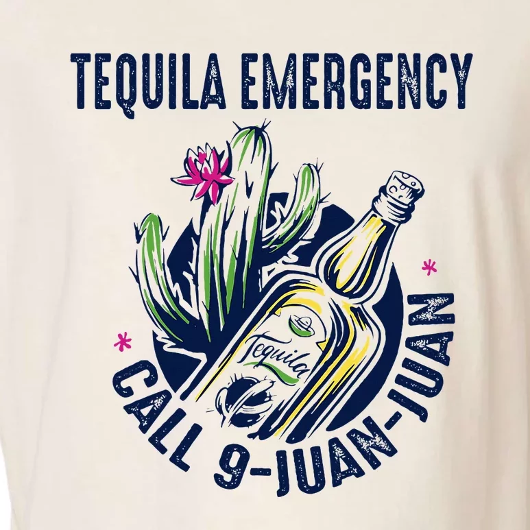 Tequila Emergency Call 9 Juan Juan Garment-Dyed Women's Muscle Tee