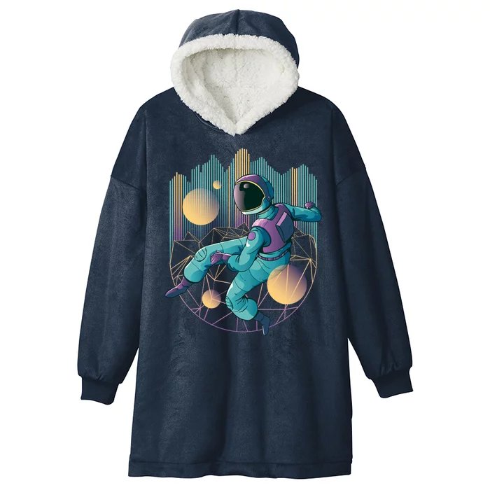 Techno Astronaut Hooded Wearable Blanket