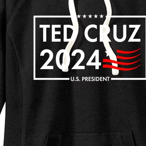 Ted Cruz 2024 For President Logo Women's Fleece Hoodie