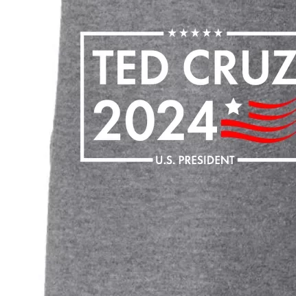 Ted Cruz 2024 For President Logo Doggie 3-End Fleece Hoodie