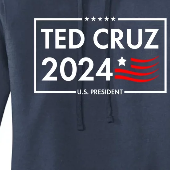 Ted Cruz 2024 For President Logo Women's Pullover Hoodie