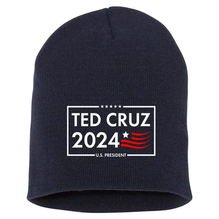 Ted Cruz 2024 For President Logo Short Acrylic Beanie