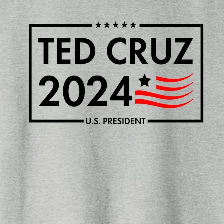 Ted Cruz 2024 For President Logo Women's Crop Top Tee