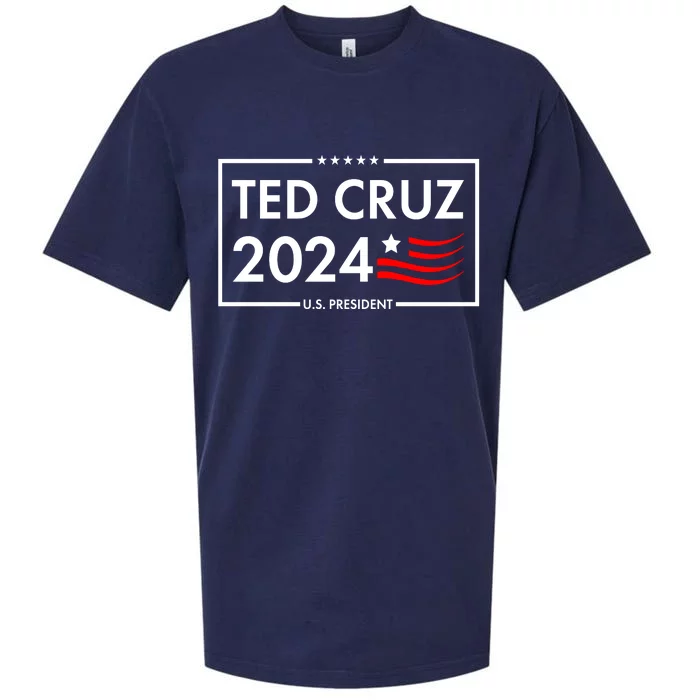 Ted Cruz 2024 For President Logo Sueded Cloud Jersey T-Shirt