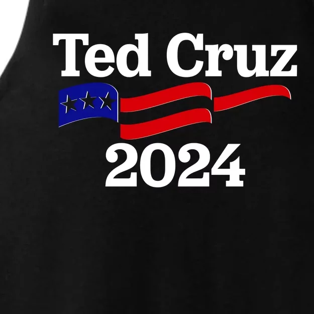 Ted Cruz For President 2024 Election Flag Ladies Tri-Blend Wicking Tank