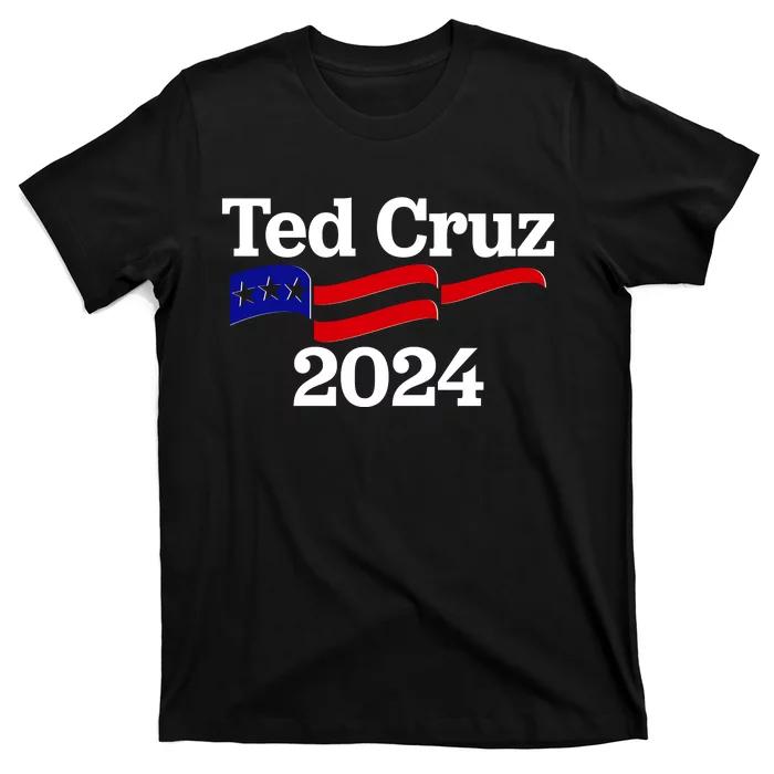 Ted Cruz For President 2024 Election Flag T-Shirt