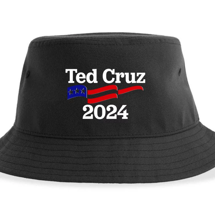 Ted Cruz For President 2024 Election Flag Sustainable Bucket Hat