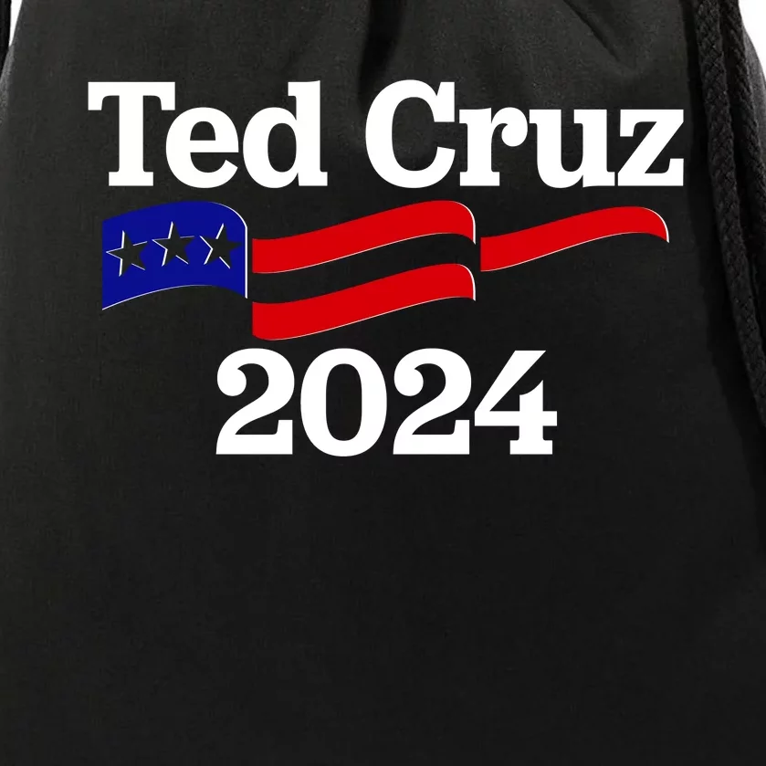 Ted Cruz For President 2024 Election Flag Drawstring Bag