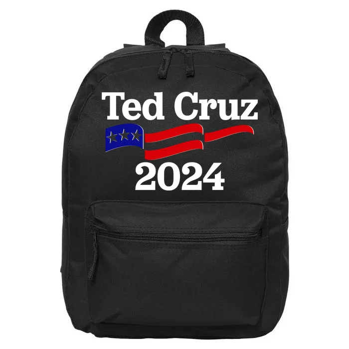 Ted Cruz For President 2024 Election Flag 16 in Basic Backpack