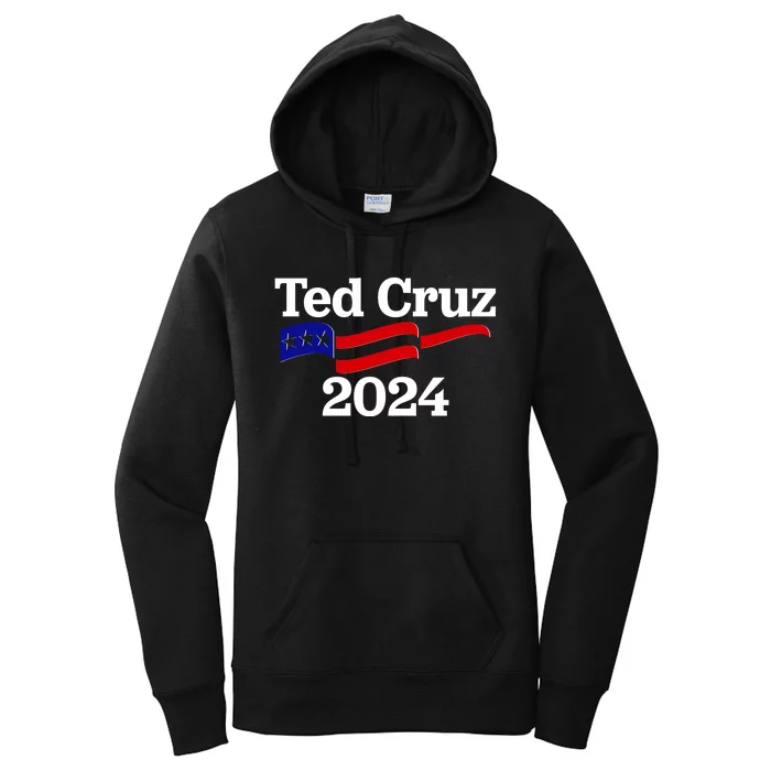 Ted Cruz For President 2024 Election Flag Women's Pullover Hoodie