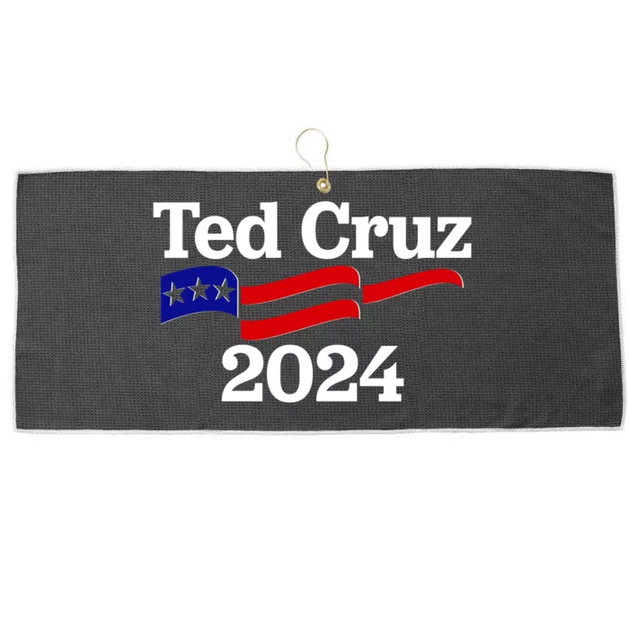 Ted Cruz For President 2024 Election Flag Large Microfiber Waffle Golf Towel