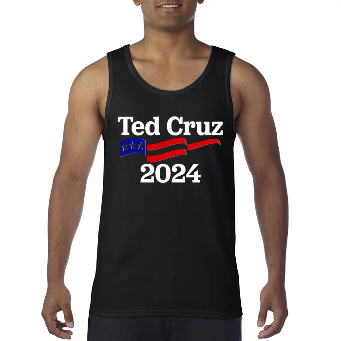 Ted Cruz For President 2024 Election Flag Tank Top