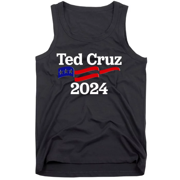 Ted Cruz For President 2024 Election Flag Tank Top