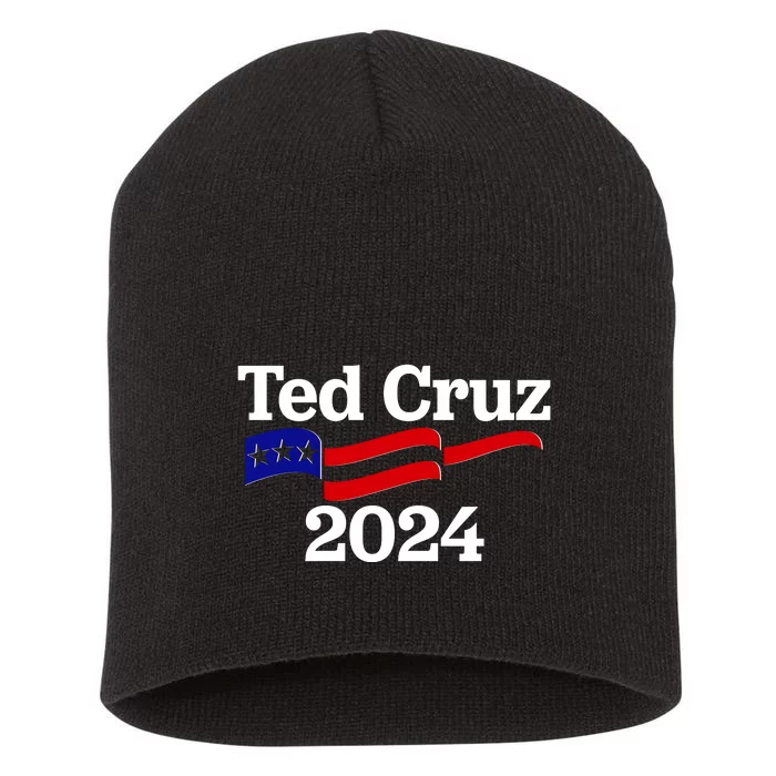 Ted Cruz For President 2024 Election Flag Short Acrylic Beanie