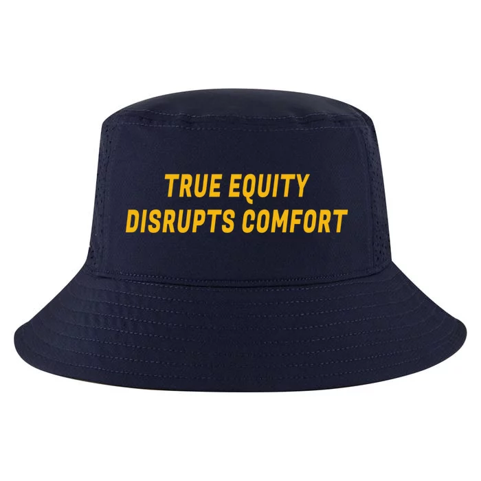 True Equity Disrupts Comfort Usa Politic Vs Truth Protest Gift Cool Comfort Performance Bucket Hat