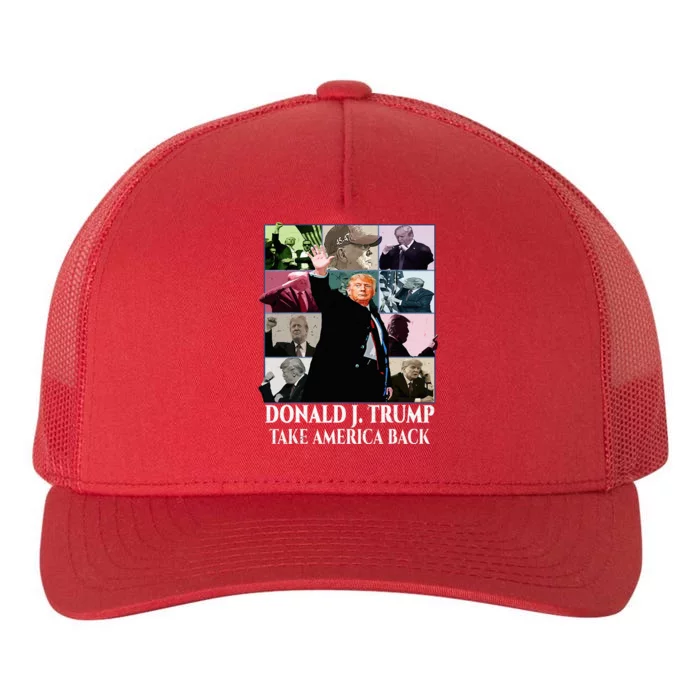 Trump Eras Donald J. Trump 2024 Take America Back Yupoong Adult 5-Panel Trucker Hat