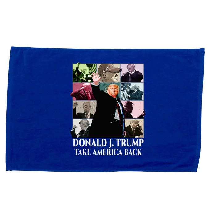 Trump Eras Donald J. Trump 2024 Take America Back Microfiber Hand Towel