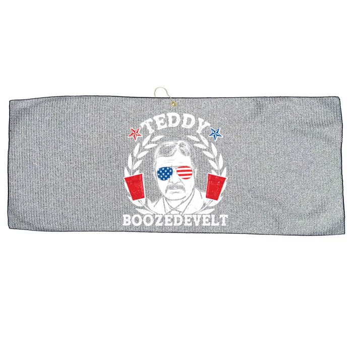 Teddy Boozedevelt USA Beer Party Large Microfiber Waffle Golf Towel