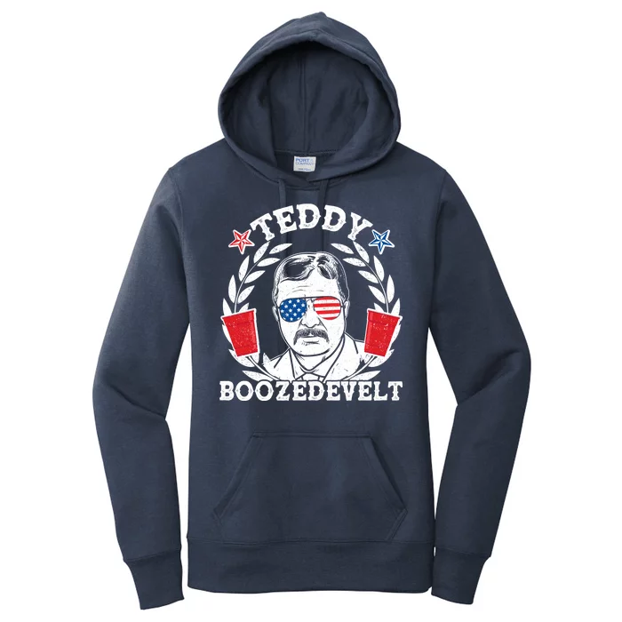 Teddy Boozedevelt USA Beer Party Women's Pullover Hoodie