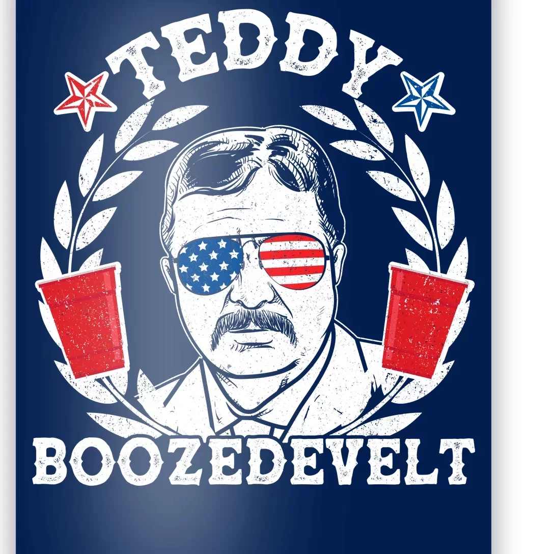 Teddy Boozedevelt USA Beer Party Poster