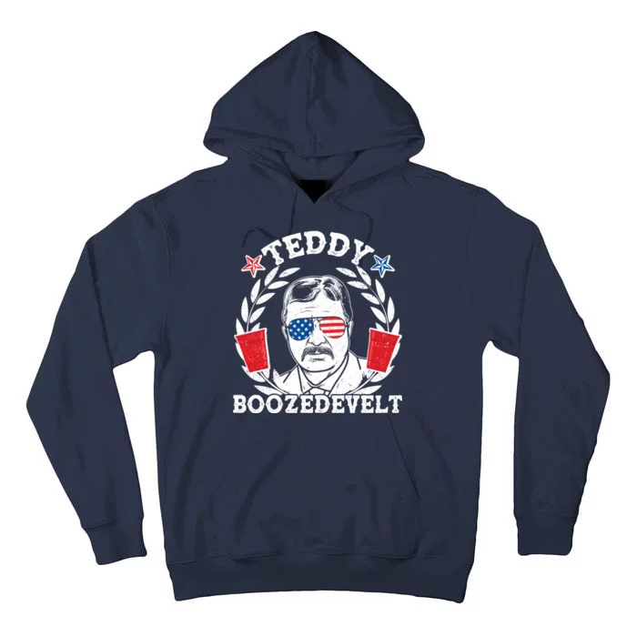 Teddy Boozedevelt USA Beer Party Tall Hoodie